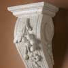 Decorative corners, wall tiles, door trims and brackets.